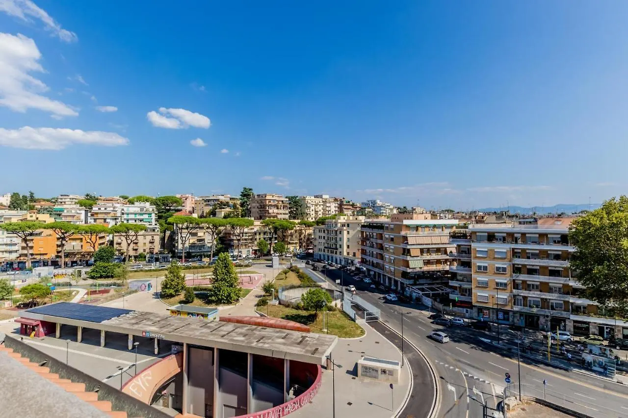 Bbhome Penthouse Bright And Elegant Metro Conca D'Oro Rom Lägenhet